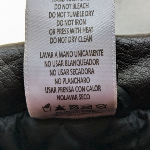 Harley Davidson Youth Jacket PU Size 4 Black Biker M-2 - Picture 14 of 16